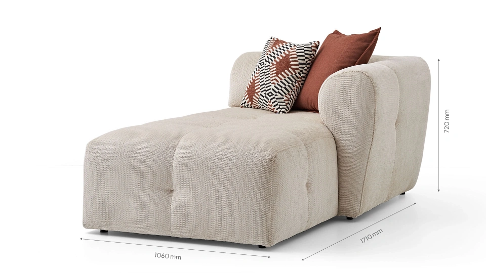 Well Corner Chaise Module - Right