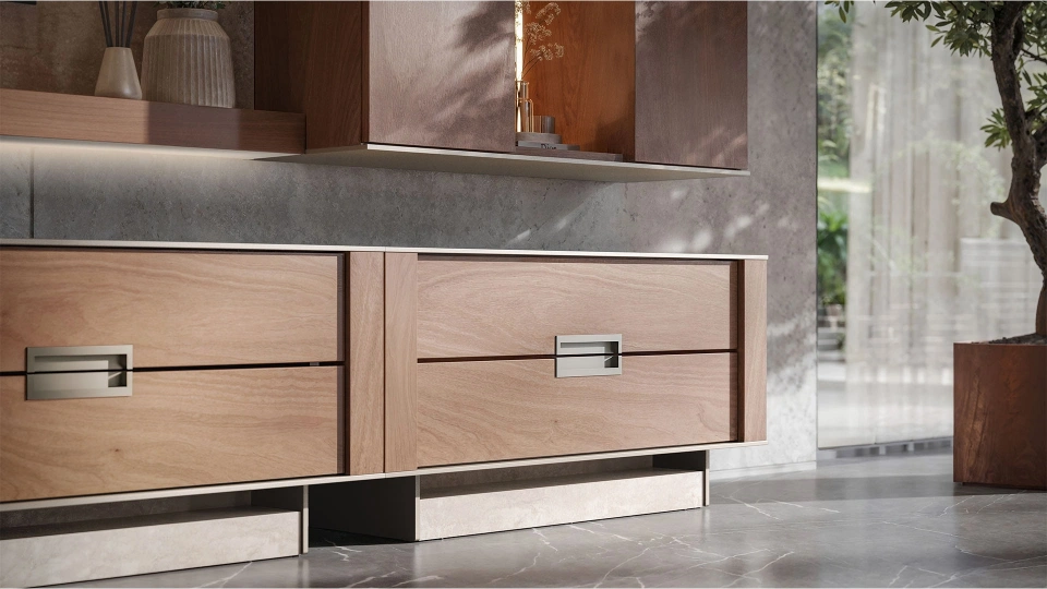 Moderna TV Unit Bottom Module - 100 cm