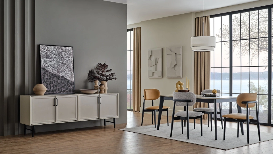 Trento Açılır Yemek Masası - 160 cm
