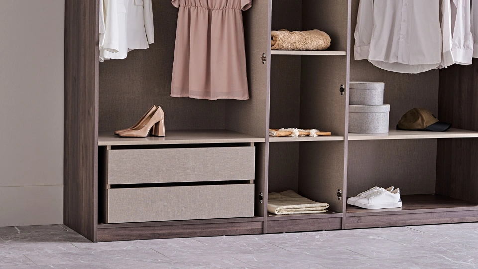 Piero 2-Drawer Wardrobe Interior Module