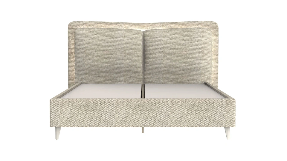 Lunessa  Sandıklı Bazalı Karyola - 160 cm - Başlıksız
