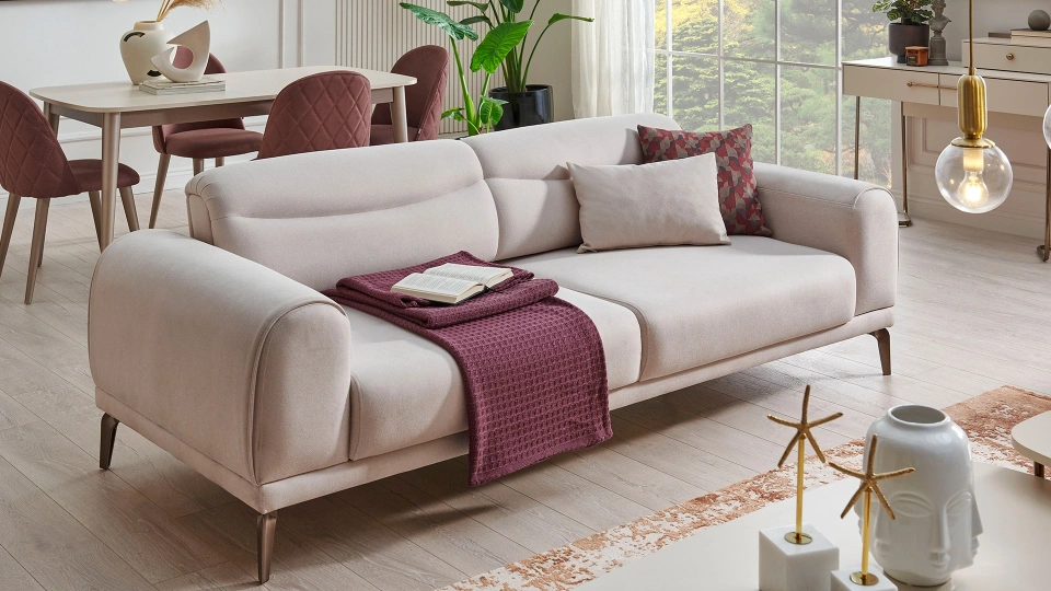 Milena 3-Seater Sofa