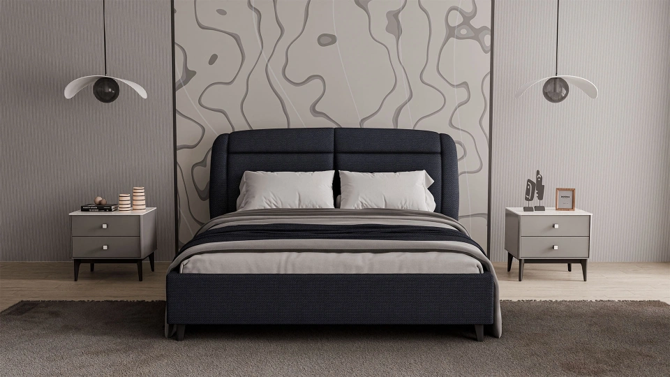Nita Bedstead with Storage - 160 cm-Headboard not included