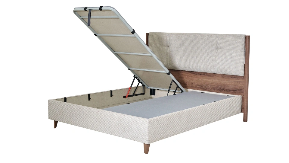 Vermont Bedstead with Storage - 160 cm-Headboard not included