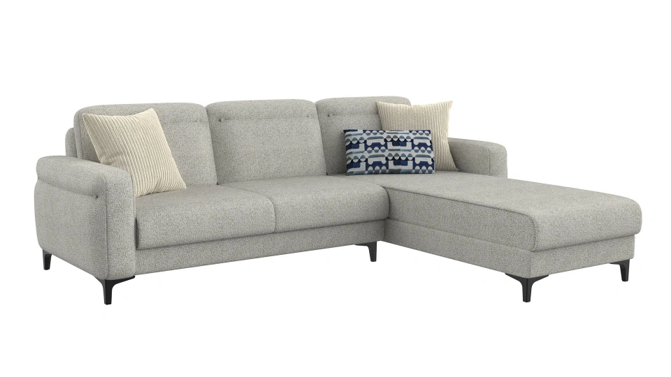 Lumeris Corner Sofa Bed with Storage