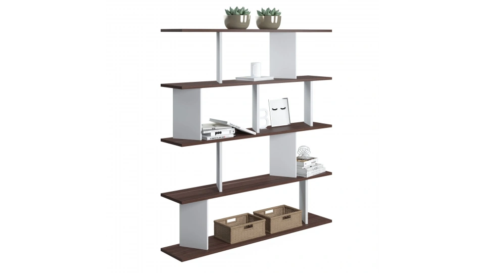 Jizy Kitaplık Beyaz