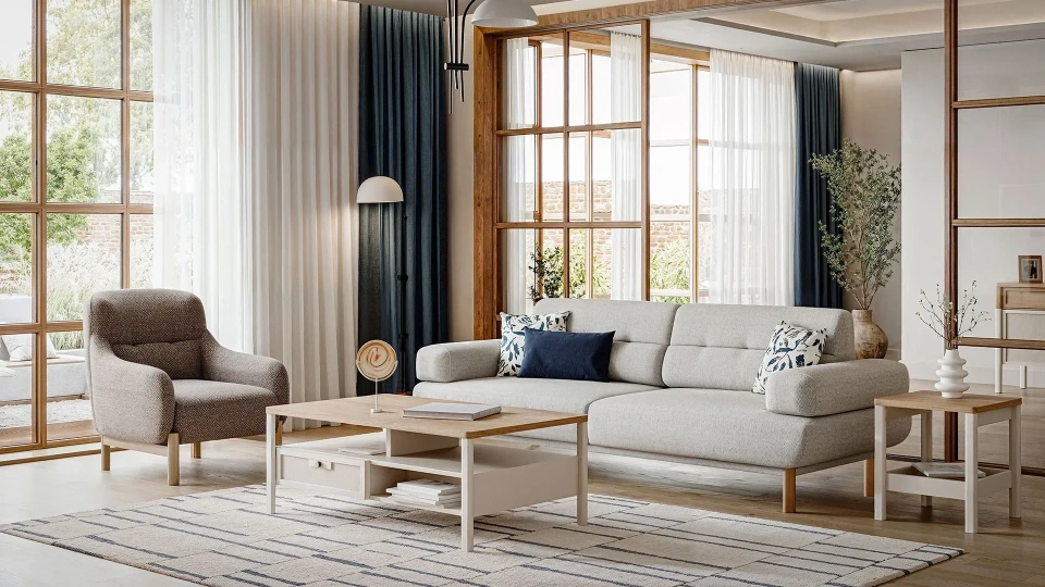 Linthe Sofa Set