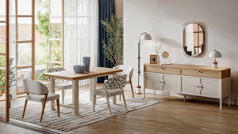 Linthe Yemek Odası Takımı