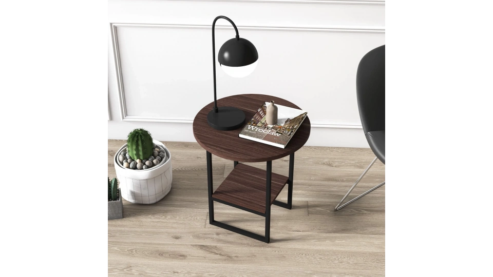 Milas Side Table Walnut