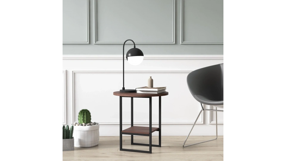 Milas Side Table Walnut