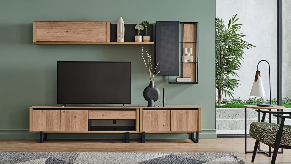 Solid TV Unit Set