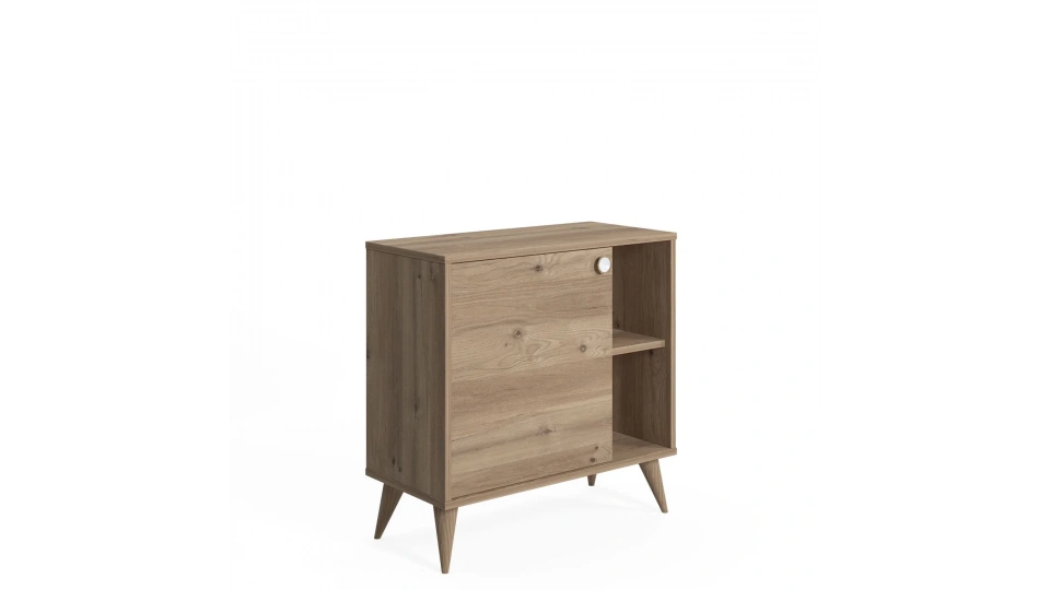Vega Multi-Purpose Shelved Cabinet Oak