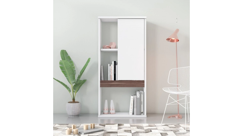 Zein Bookshelf White