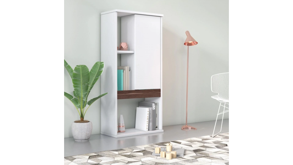 Zein Bookshelf White