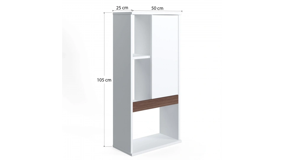 Zein Bookshelf White