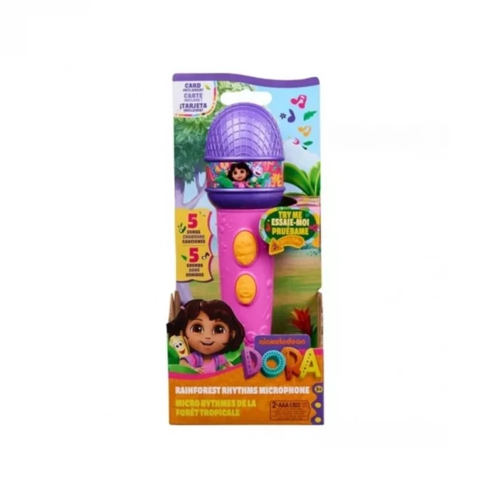 00009749 SUN-SPM-FİGÜR AKS. DORA MİKROFON YAĞMUR ORMANI RİTMİ (DORA) SESLİ