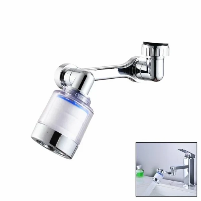 1080 DERECE DÖNEBİLEN FİTRELİ PERLATÖR MUSLUK BAŞI (5124)