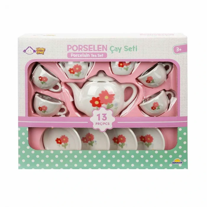 1501 Porselen Çay Seti 13 Parça -Sunman