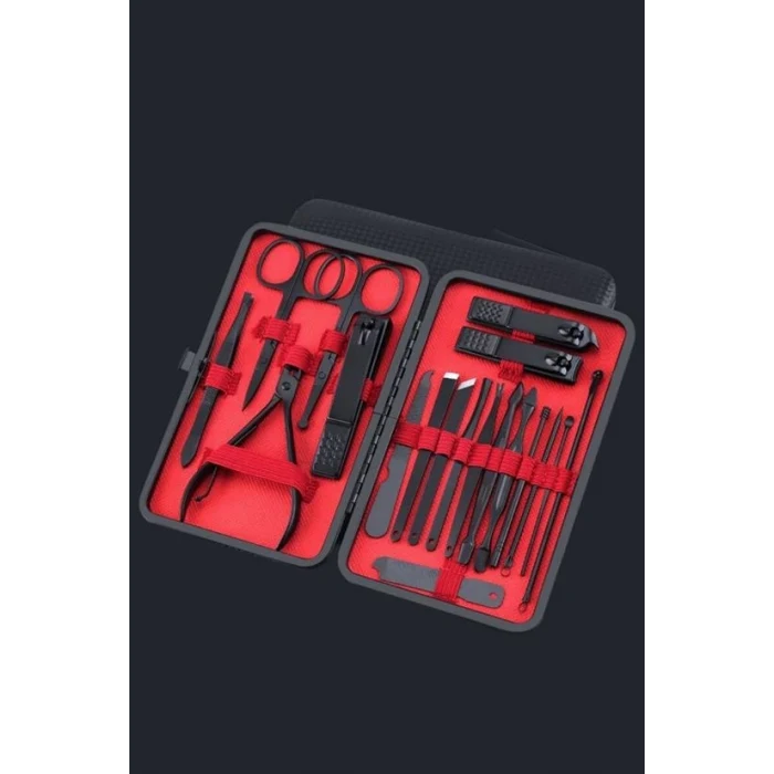 18 Parça Çanta Tipi Manikür Pedikür Tırnak Bakım Seti (5124)