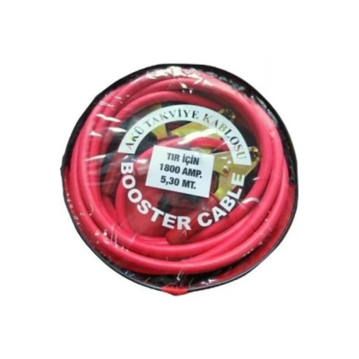 1800 AMPER TIR İÇİN AKÜ TAKVİYE KABLOSU 5.3MT (5124)
