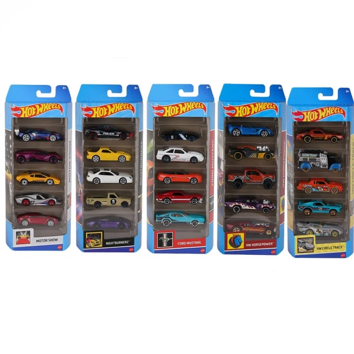 1806 Hot Wheels Beşli Araba Seti