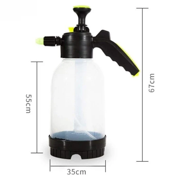 2 Başlıklı Oto Köpük, Su Püskürtme ve Bitki Bakım Sulama Aleti Oto Yıkama Spreyi 2 Litre (5124)