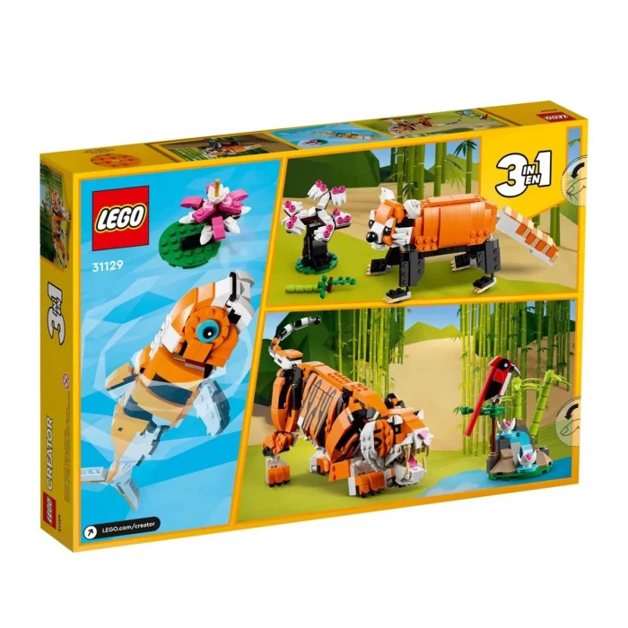 31129 Lego Creator 3in1 - Görkemli Kaplan 755 parça +9 yaş