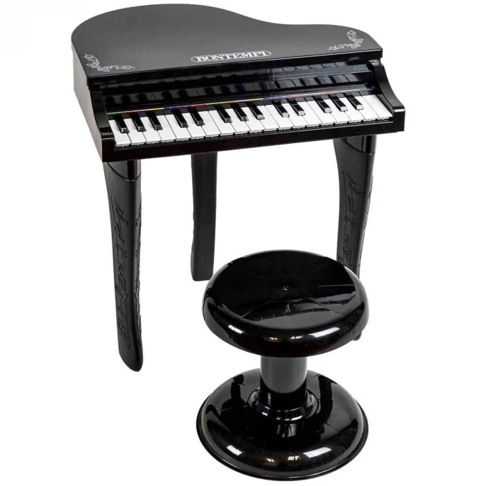 33546 SUN-BNT-PİYANO ELEKTRONİK MİKROFONLU TABURELİ IŞIKLI