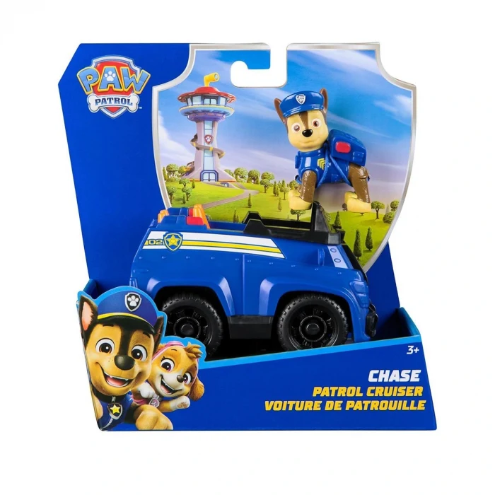 37502 SUN-SPM-FİGÜR PAW PATROL TEMEL ARAÇLAR CHASE