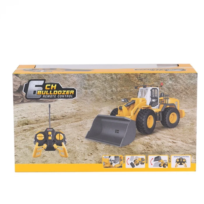 5088 SUN-1:24 IŞIKLI USB ŞARJZLI UZAKTAN KUMANDALI BULDOZER