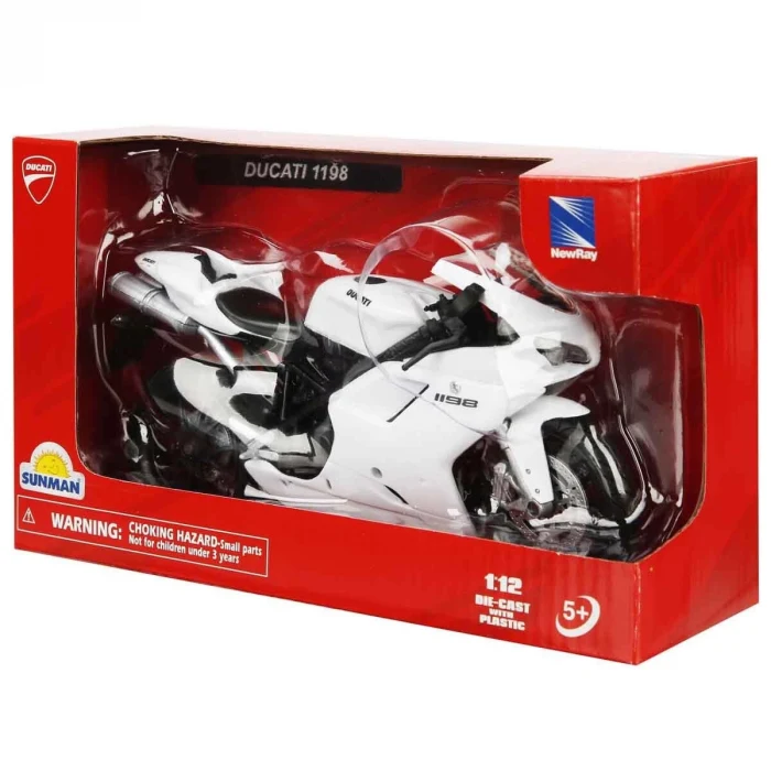 57143 SUN-  Ducatı 1198 Kırmızı  1 :12