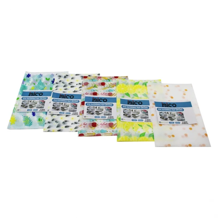6 PCS   30X45CM   EVA - KAYMAZ  DOLAP VE ÇEKMECE İÇİ RAF ÖRTÜSÜ (5124)
