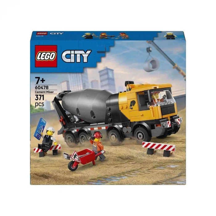 60478 Lego City Beton Mikseri 371 parça +7 yaş