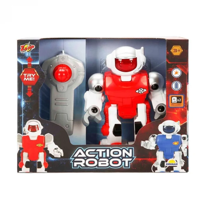 6534 SUN-SABC-ZAP-KK MİNİ ACTION ROBOT IŞIKLI 2A
