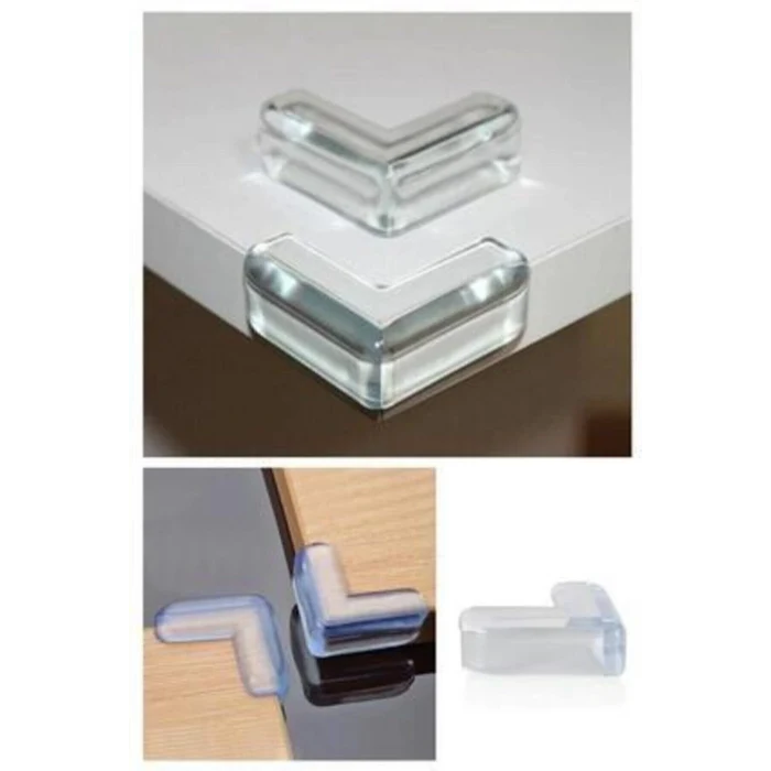 8 Lİ Masa Sehpa Köşe Koruyucu Silikon- Çocuk Koruma Aparatı (5124)