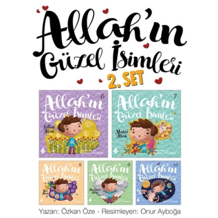 Allahın Güzel İsimleri Seti 2 (5 Kitap)