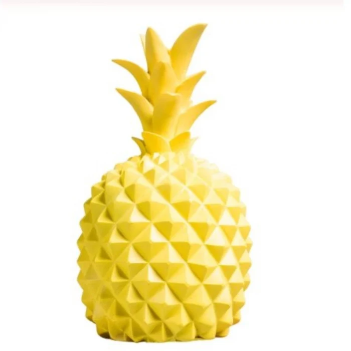 Ananas Şeklinde Desenli Büyük Boy Pilli Masa ve Gece Lambası (5124)