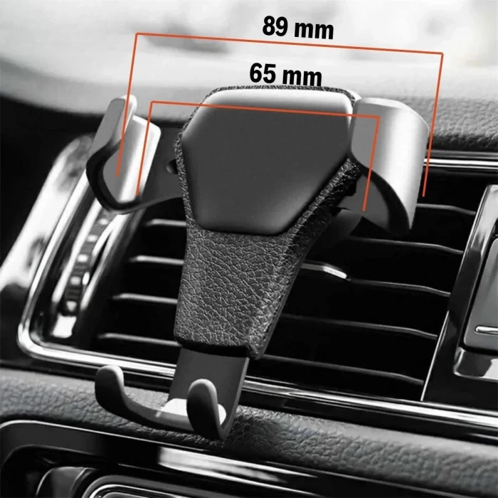Araç İçi Klima Izgarasına Takılabilen Plastik Oto Telefon Tutucu Gravity (5124)