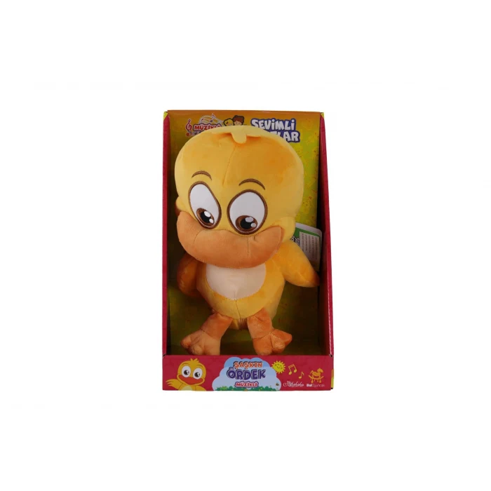 BAL-55115 Şaşkın Ördek Müzikli Peluş Sevimli Dostlar -Özaydınlar