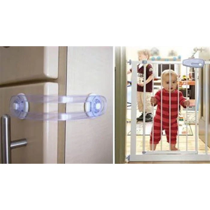 Bebek ve Çocuklar İçin Dolap Çekmece Emniyet Güvenlik Kilidi (5124)