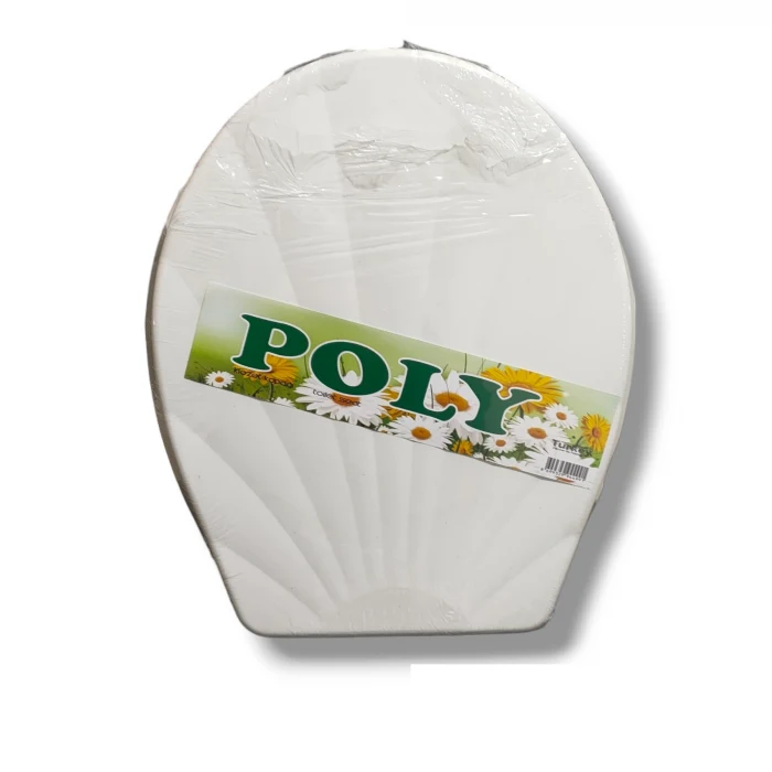 BEYAZ SERT KLOZET KAPAK BÜYÜK 36.5 x 42.5 cm (5124)