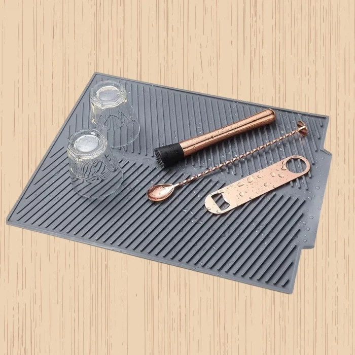 Büyük Bulaşık Kurutma Matı,Silikon Bulaşık Kurutma Matı Çok Amaçlı Tezgah Üstü Mat (5124)