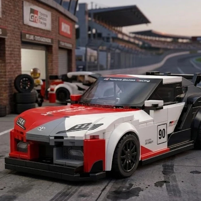 C55041W CADA TOYOTA GR SUPRA GT4 324 PARÇA BLOCK OYUNCAK