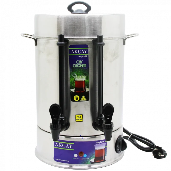 ÇAY OTOMATI 160 BARDAK SEMAVER ELEKTRİKLİ ÇAY MAKİNESİ ( MARKA DEĞİŞKENLİK GÖSTEREBİLİR )  (5124)