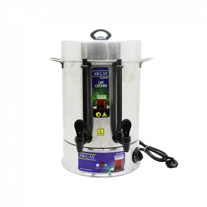 ÇAY OTOMATI 40 BARDAK SEMAVER ELEKTRİKLİ ÇAY MAKİNESİ ( MARKA DEĞİŞKENLİK GÖSTEREBİLİR )  (5124)