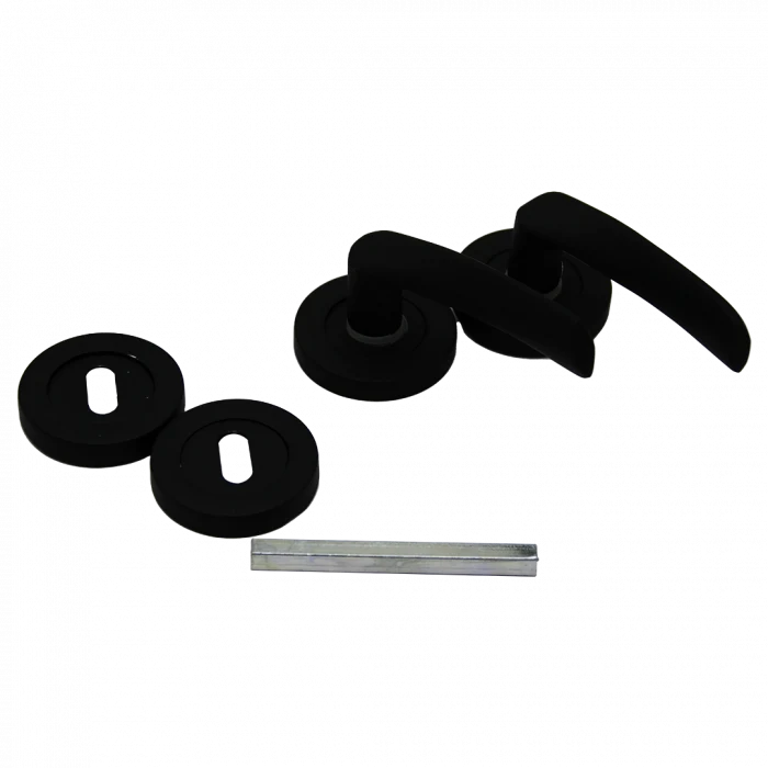 ÇELİKEL ERİŞ-10 AMERİKAN ODA KAPI KOLU SİYAH (5124)