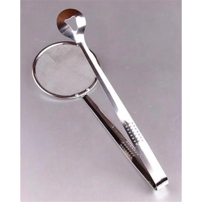 Çok Amaçlı Süzgeçli Paslanmaz Metal Haşlama Ve Kızartma Maşası (5124)