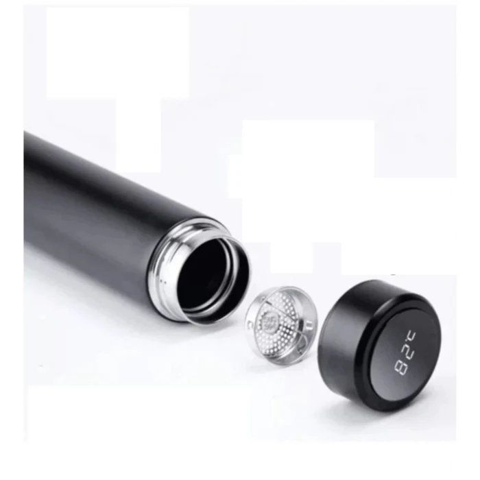 Dijital Sıcaklık Göstergeli Renkli Çelik Termos - 500 ML (5124)