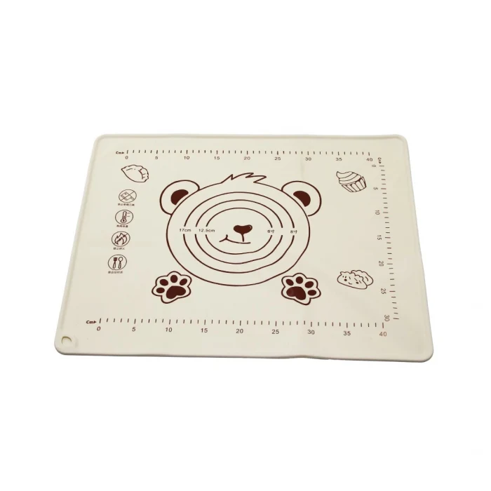 DİKDÖRTGEN  40X50CM  RENKLİ SİLİKON  HAMUR MATI  ÖLÇEK ÇİZİMLİ   240GR (5124)