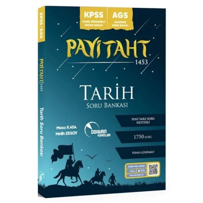 Doktrin KPSS MEB-AGS Tarih PAYİTAHT 1453 Soru Bankası Çözümlü